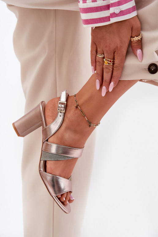 Sieviešu basenes Sergio Leone SK866 Zelta krāsas Sieviešu basenes Sergio Leone SK866 Zelta krāsas