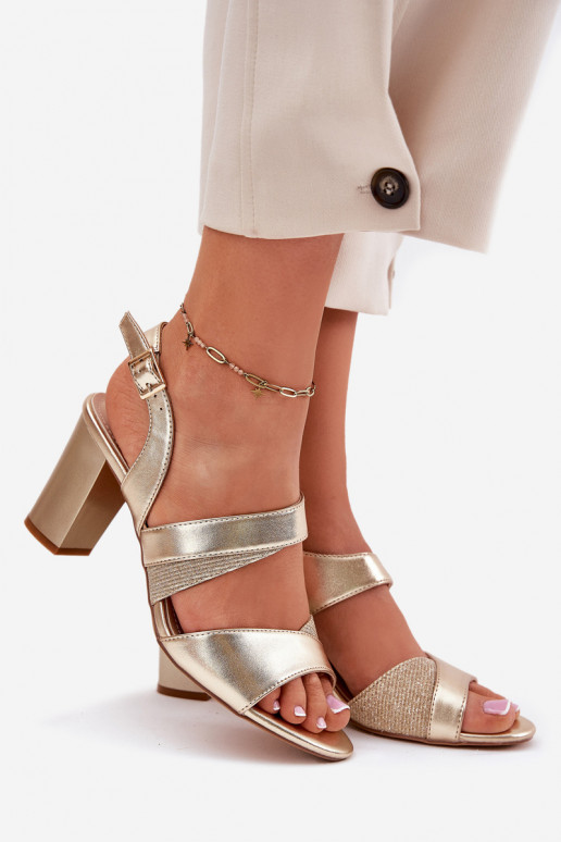 Sieviešu basenes Sergio Leone SK866 Zelta krāsas Sieviešu basenes Sergio Leone SK866 Zelta krāsas