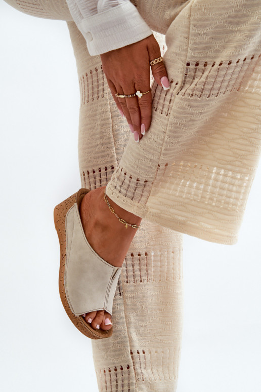 Ērtas sieviešu čības  Inblu NG000002 smilšu krāsas