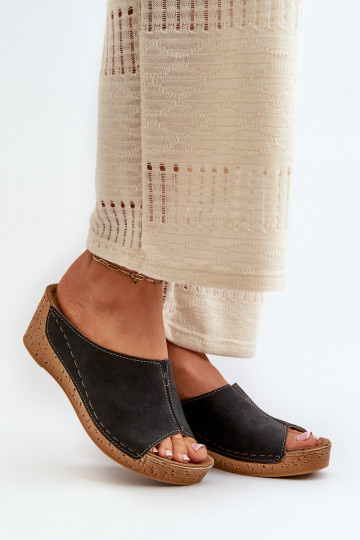 Ērtas sieviešu čības  Inblu NG000002 Melns 2