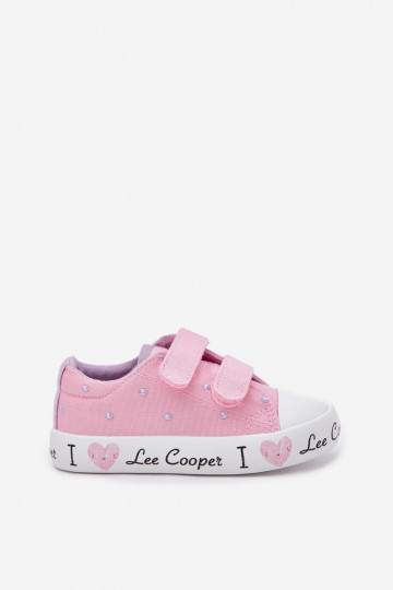 brīvā laika apavi Bērnu ar lipīgām aizdarēm Lee Cooper LCW-25-02-3265K Rozā krāsas 2