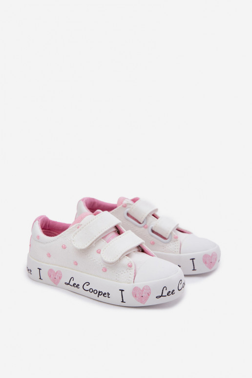 Baltie sieviešu brīvā laika apavi ar zābakiem, Lee Cooper LCIN-25-31-3461L