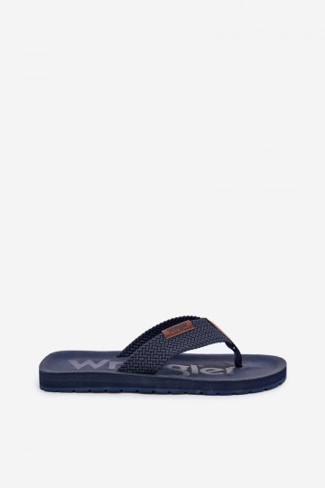 Čības modernas iešļūcenes  WRANGLER ZANE FLIPFLOP MEN LOW 20251044.24H tumši zilas krāsas 2