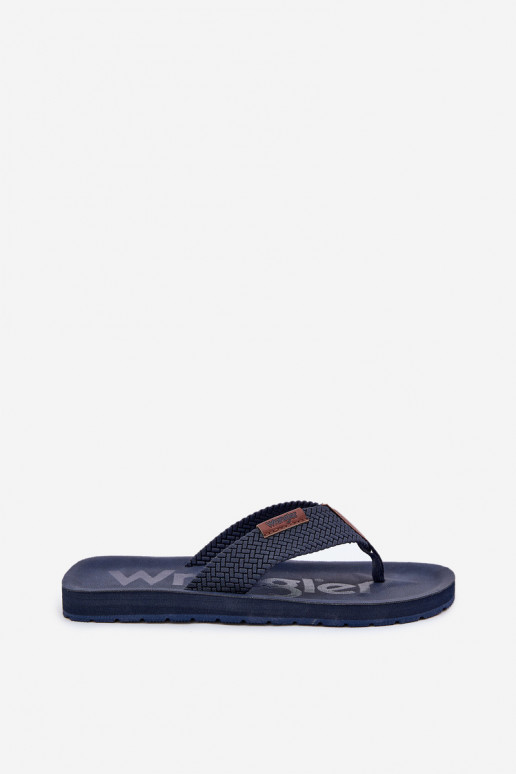 Čības modernas iešļūcenes  WRANGLER ZANE FLIPFLOP MEN LOW 20251044.24H tumši zilas krāsas Čības modernas iešļūcenes  WRANGLER ZANE FLIPFLOP MEN LOW 20251044.24H tumši zilas krāsas