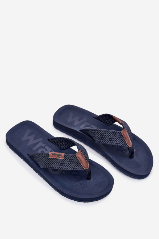 Čības modernas iešļūcenes  WRANGLER ZANE FLIPFLOP MEN LOW 20251044.24H tumši zilas krāsas Čības modernas iešļūcenes  WRANGLER ZANE FLIPFLOP MEN LOW 20251044.24H tumši zilas krāsas