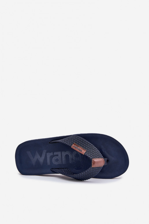Čības modernas iešļūcenes  WRANGLER ZANE FLIPFLOP MEN LOW 20251044.24H tumši zilas krāsas Čības modernas iešļūcenes  WRANGLER ZANE FLIPFLOP MEN LOW 20251044.24H tumši zilas krāsas