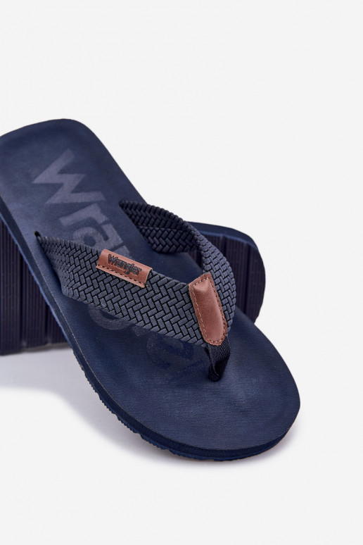 Čības modernas iešļūcenes  WRANGLER ZANE FLIPFLOP MEN LOW 20251044.24H tumši zilas krāsas Čības modernas iešļūcenes  WRANGLER ZANE FLIPFLOP MEN LOW 20251044.24H tumši zilas krāsas