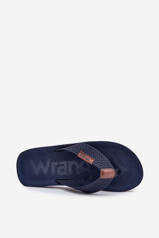Čības modernas iešļūcenes  WRANGLER ZANE FLIPFLOP MEN LOW 20251044.24H tumši zilas krāsas Čības modernas iešļūcenes  WRANGLER ZANE FLIPFLOP MEN LOW 20251044.24H tumši zilas krāsas