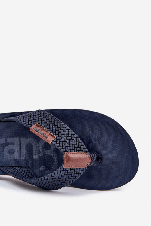 Čības modernas iešļūcenes  WRANGLER ZANE FLIPFLOP MEN LOW 20251044.24H tumši zilas krāsas Čības modernas iešļūcenes  WRANGLER ZANE FLIPFLOP MEN LOW 20251044.24H tumši zilas krāsas