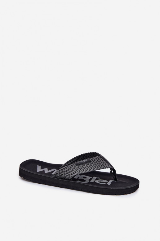 Čības modernas iešļūcenes  WRANGLER ZANE FLIPFLOP MEN LOW 20251044.20251044.10E Pelēkas krāsas