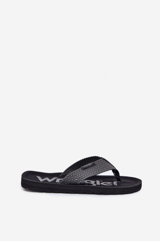 Čības modernas iešļūcenes  WRANGLER ZANE FLIPFLOP MEN LOW 20251044.20251044.10E Pelēkas krāsas