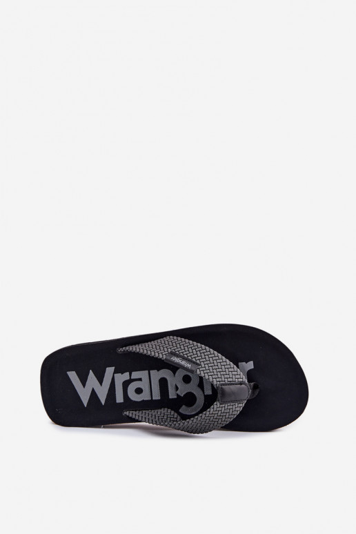 Čības modernas iešļūcenes  WRANGLER ZANE FLIPFLOP MEN LOW 20251044.20251044.10E Pelēkas krāsas