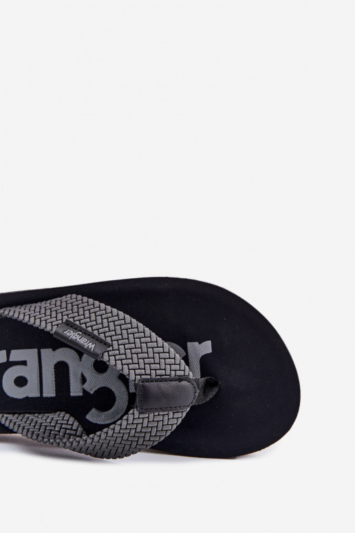 Čības modernas iešļūcenes  WRANGLER ZANE FLIPFLOP MEN LOW 20251044.20251044.10E Pelēkas krāsas