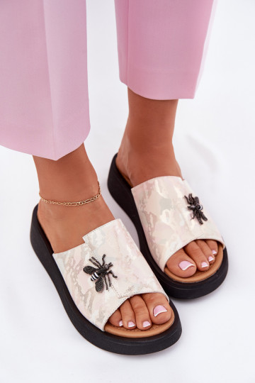 Čibas no dabīgas ādas  Z Broszką Vinceza 66752 smilšu krāsas