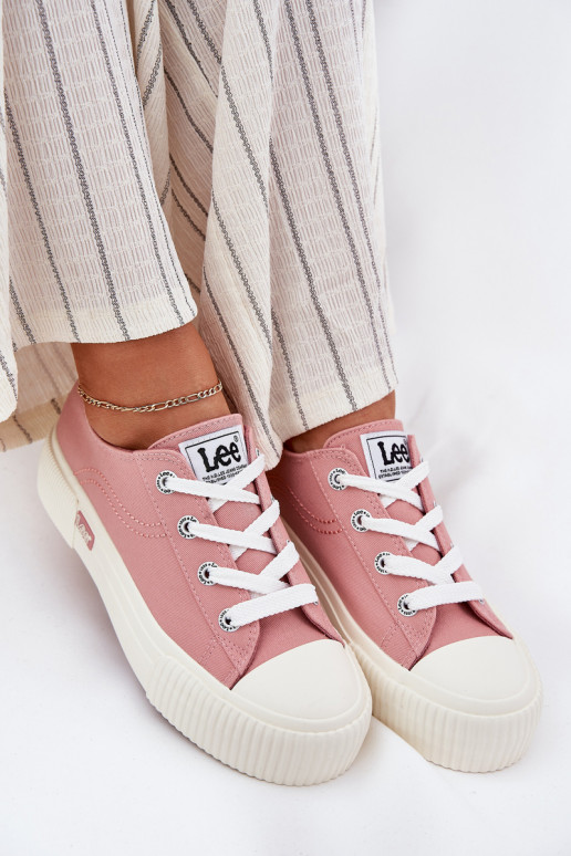 sieviešu puszābaki ar platformu LEE ISLA C WOMEN LOW 50251001 Rozā krāsas sieviešu puszābaki ar platformu LEE ISLA C WOMEN LOW 50251001 Rozā krāsas