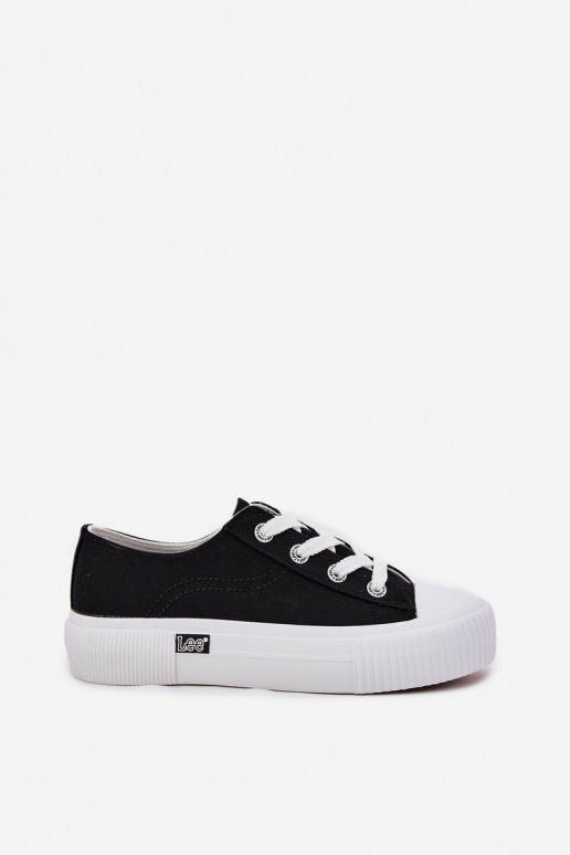 sieviešu puszābaki ar platformu LEE ISLA C WOMEN LOW 50251001 Melns sieviešu puszābaki ar platformu LEE ISLA C WOMEN LOW 50251001 Melns