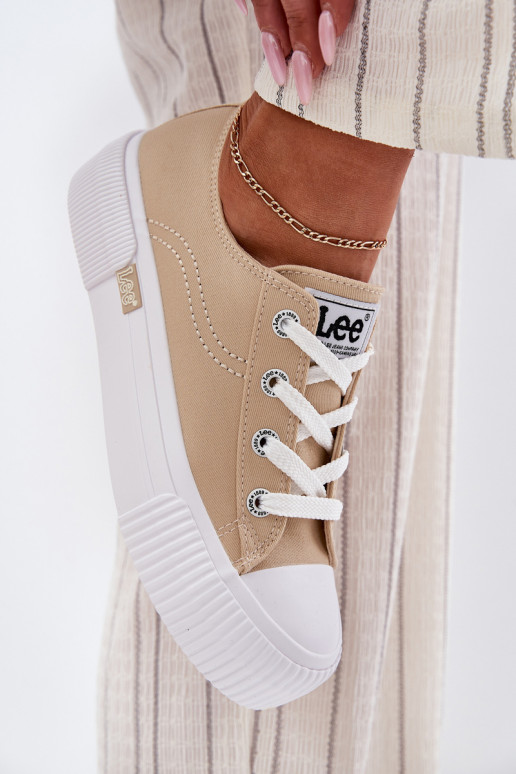 sieviešu puszābaki ar platformu LEE ISLA C WOMEN LOW 50251001 smilšu krāsas sieviešu puszābaki ar platformu LEE ISLA C WOMEN LOW 50251001 smilšu krāsas