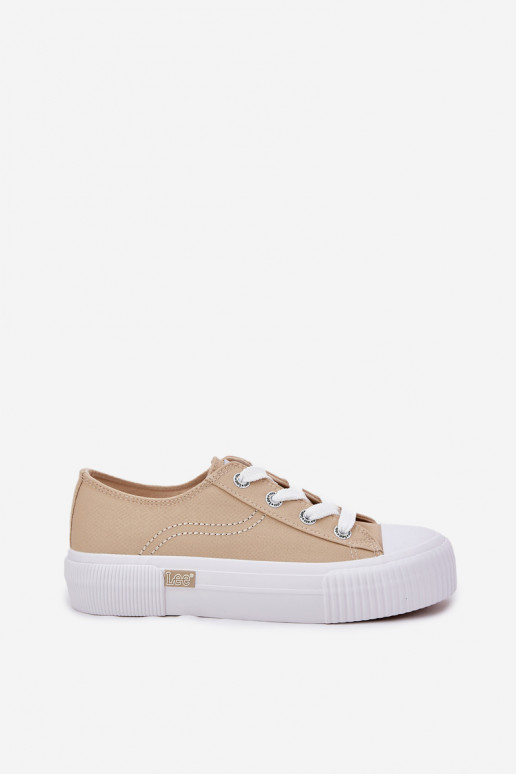 sieviešu puszābaki ar platformu LEE ISLA C WOMEN LOW 50251001 smilšu krāsas sieviešu puszābaki ar platformu LEE ISLA C WOMEN LOW 50251001 smilšu krāsas