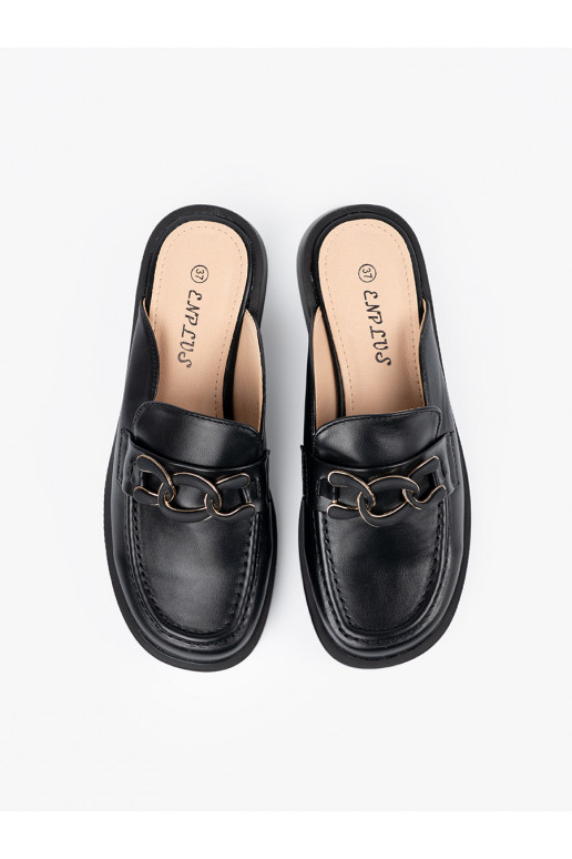 Melns čības  eko āda  Melns čības  eko āda