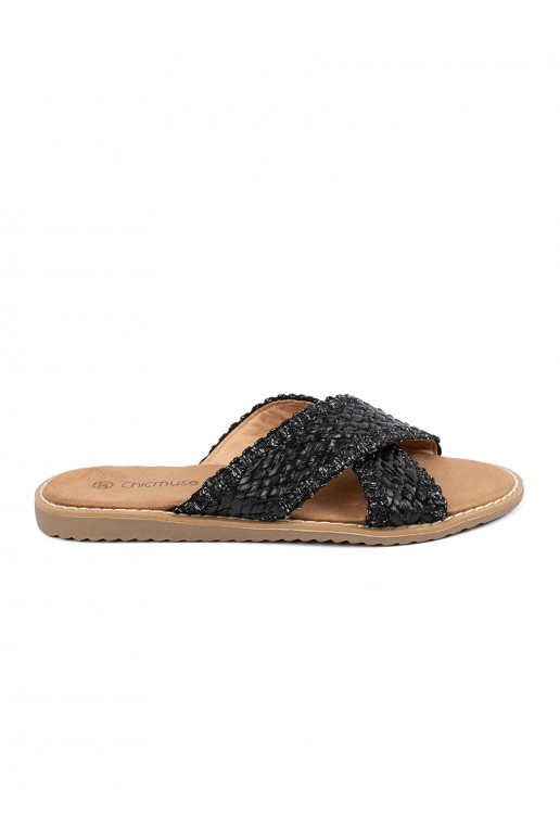 ar rakstiem Melnas krāsas čības   ar rakstiem Melnas krāsas čības