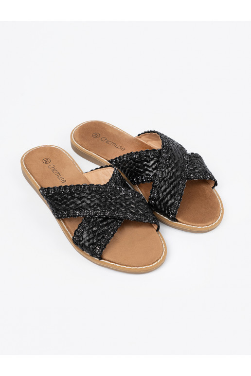 ar rakstiem Melnas krāsas čības   ar rakstiem Melnas krāsas čības