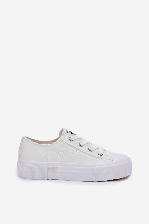 sieviešu puszābaki ar platformu LEE ISLA C WOMEN LOW 50251001 baltas krāsas sieviešu puszābaki ar platformu LEE ISLA C WOMEN LOW 50251001 baltas krāsas