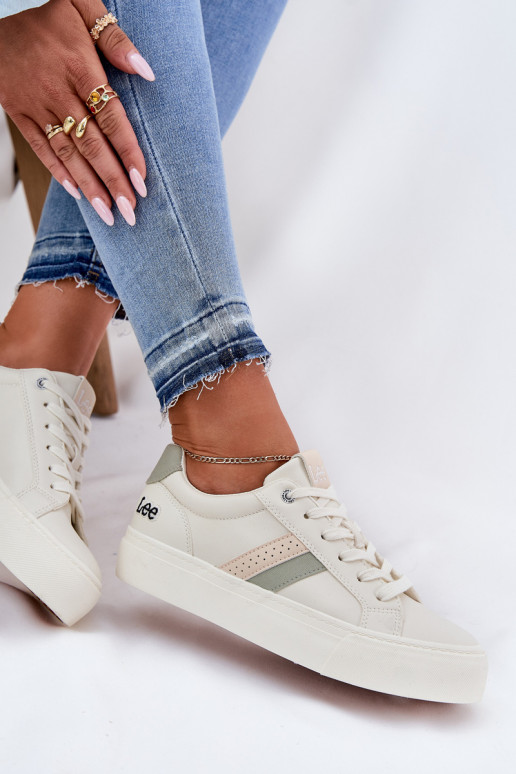 modeļa apavi  LEE LAYLA WOMEN LOW 50251003 Zgaszona Biel  modeļa apavi  LEE LAYLA WOMEN LOW 50251003 Zgaszona Biel