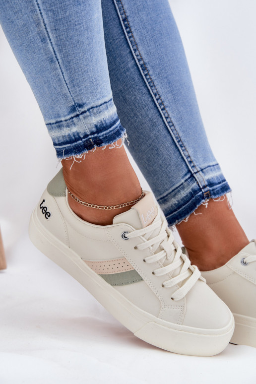 modeļa apavi  LEE LAYLA WOMEN LOW 50251003 Zgaszona Biel  modeļa apavi  LEE LAYLA WOMEN LOW 50251003 Zgaszona Biel