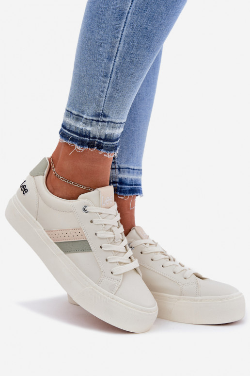 modeļa apavi  LEE LAYLA WOMEN LOW 50251003 Zgaszona Biel  modeļa apavi  LEE LAYLA WOMEN LOW 50251003 Zgaszona Biel
