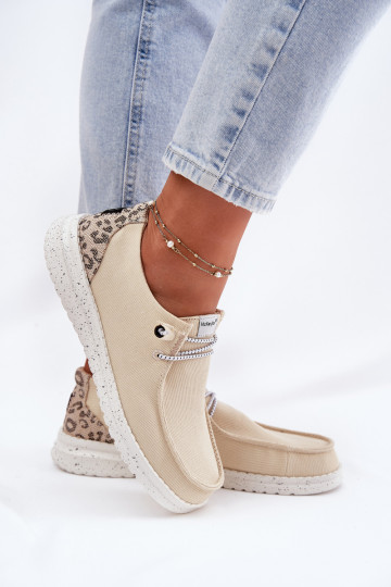 Auduma apavi  McKeylor 96116 smilšu krāsas