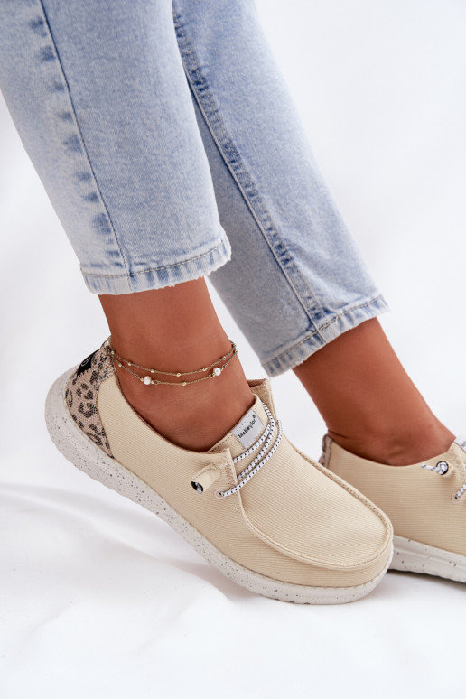 Auduma apavi  McKeylor 96116 smilšu krāsas  Auduma apavi  McKeylor 96116 smilšu krāsas