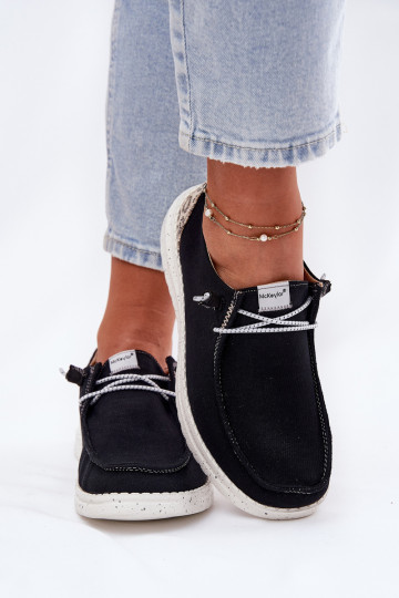 Auduma apavi  McKeylor 96116 Melns 2