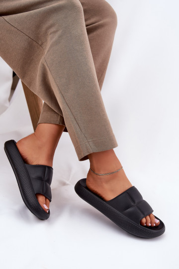 Vieglas čības uz pirksta sieviešu čības LEE MAYA SLIDER WOMEN LOW 50251016 Melns