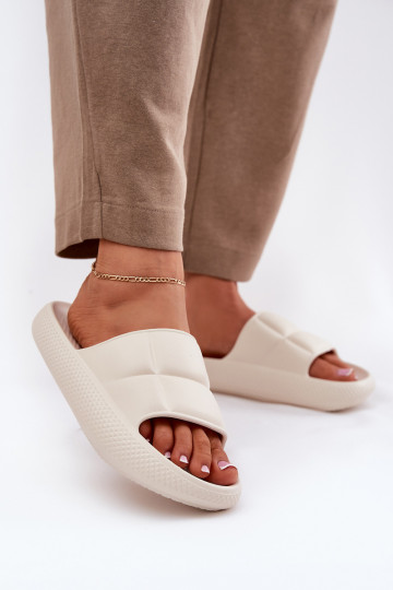 Vieglas čības uz pirksta sieviešu čības LEE MAYA SLIDER WOMEN LOW 50251016 smilšu krāsas 2