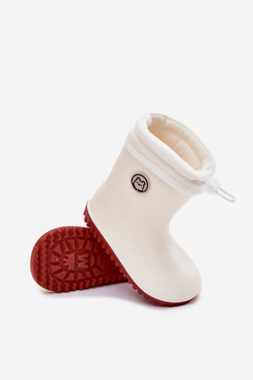 Gumijas apavi Bērnu apavi Z Iesildīšanāsem Ziloņkaula krāsas Odirisse Gumijas apavi Bērnu apavi Z Iesildīšanāsem Ziloņkaula krāsas Odirisse