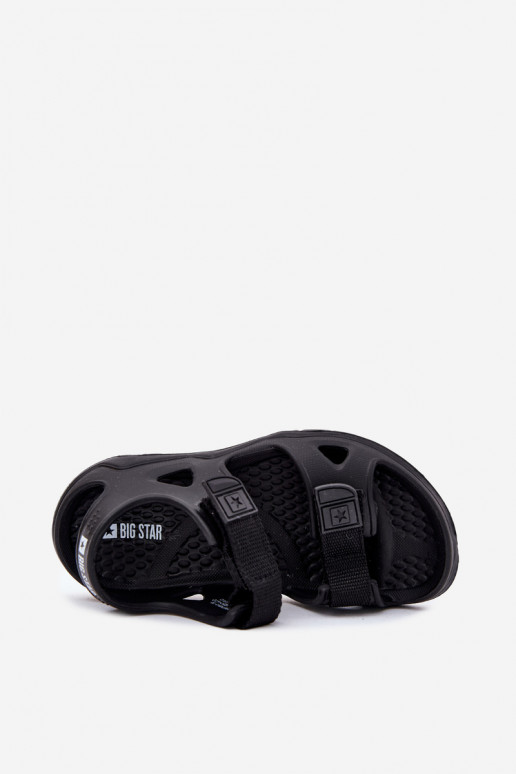 Vieglas čības uz pirksta sandales Bērnu apavi Big Star RR374513 Melns Vieglas čības uz pirksta sandales Bērnu apavi Big Star RR374513 Melns