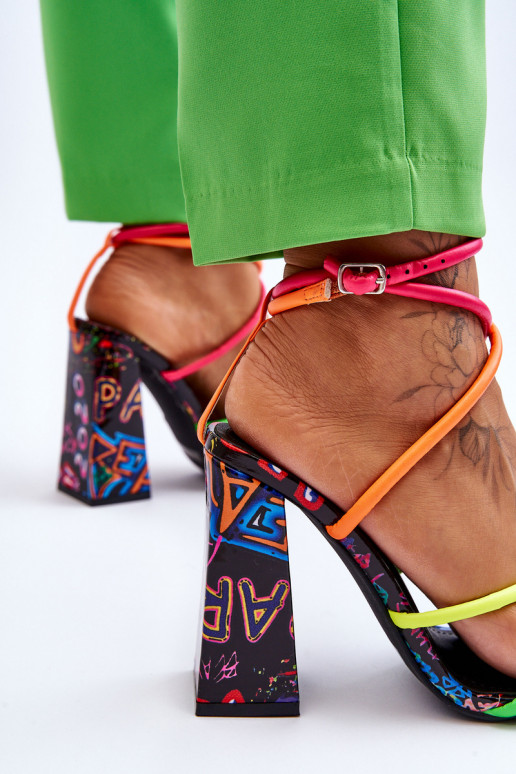  Elegantas augstpapēžu sandales Dažādu krāsu Josette