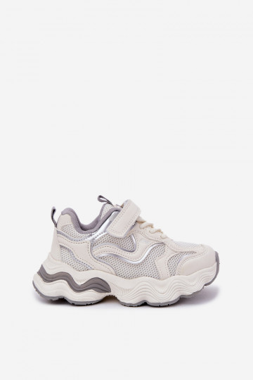  modeļa apavi Bērnu apavi ar masīvu zoli baltas krāsas Lianees 2