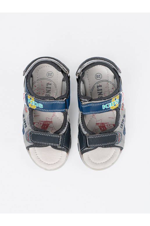 Zilas krāsas kurpes chłopiece