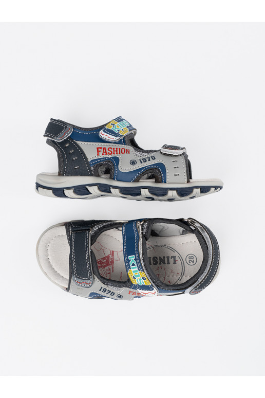 Zilas krāsas kurpes chłopiece