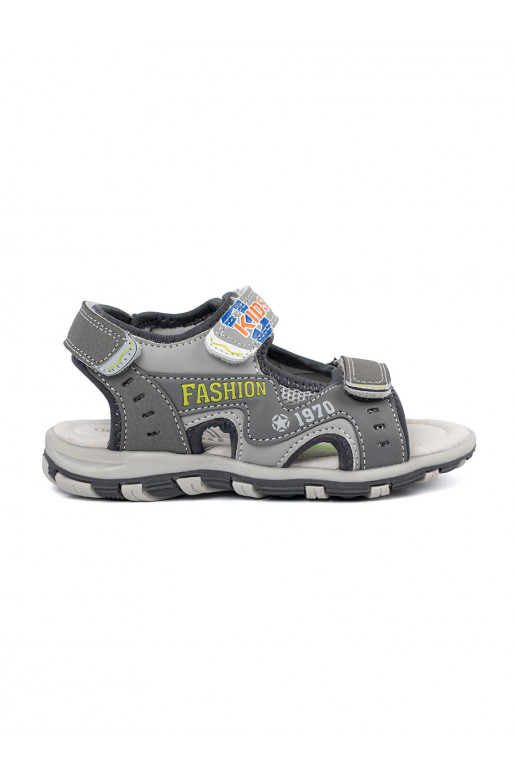 sandales pelēkas krāsas chlopięce