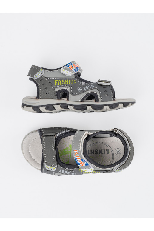 sandales pelēkas krāsas chlopięce