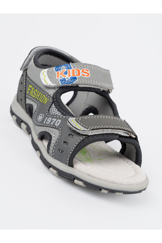 sandales pelēkas krāsas chlopięce