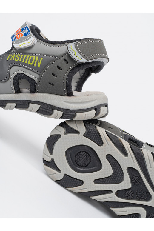 sandales pelēkas krāsas chlopięce