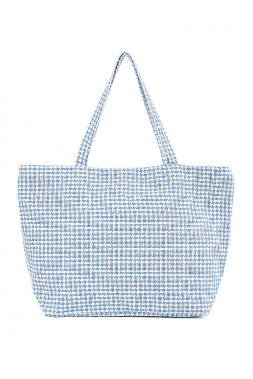 Maks plażowa niebiesko-białą kratkę