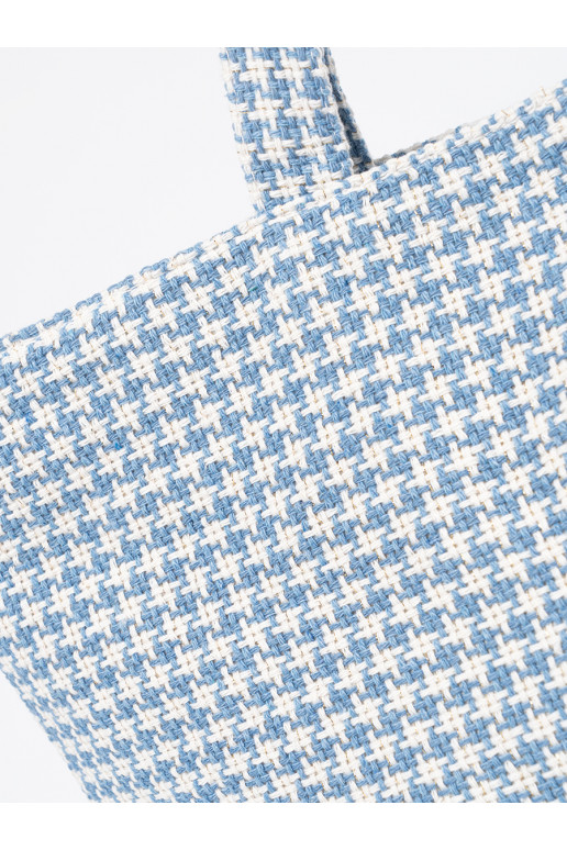 Maks plażowa niebiesko-białą kratkę