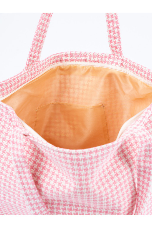 Maks plażowa -białą kratkę