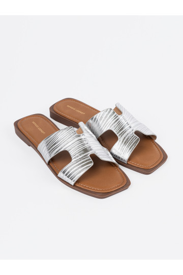 Sudraba krāsas čības   2