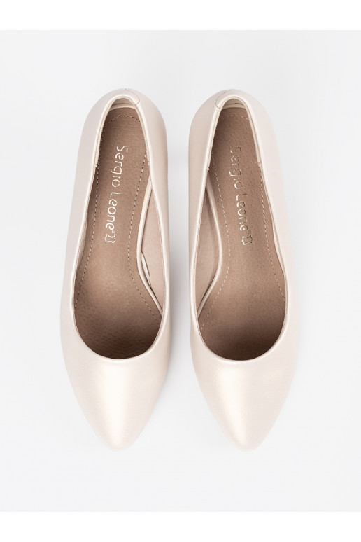 Ziloņkaula krāsas puszābaki Sergio Leone