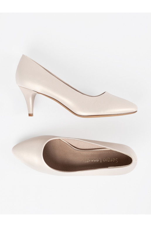 Ziloņkaula krāsas puszābaki Sergio Leone